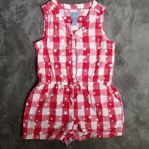 Baby Gap Gingham Sleeveless Romper 4